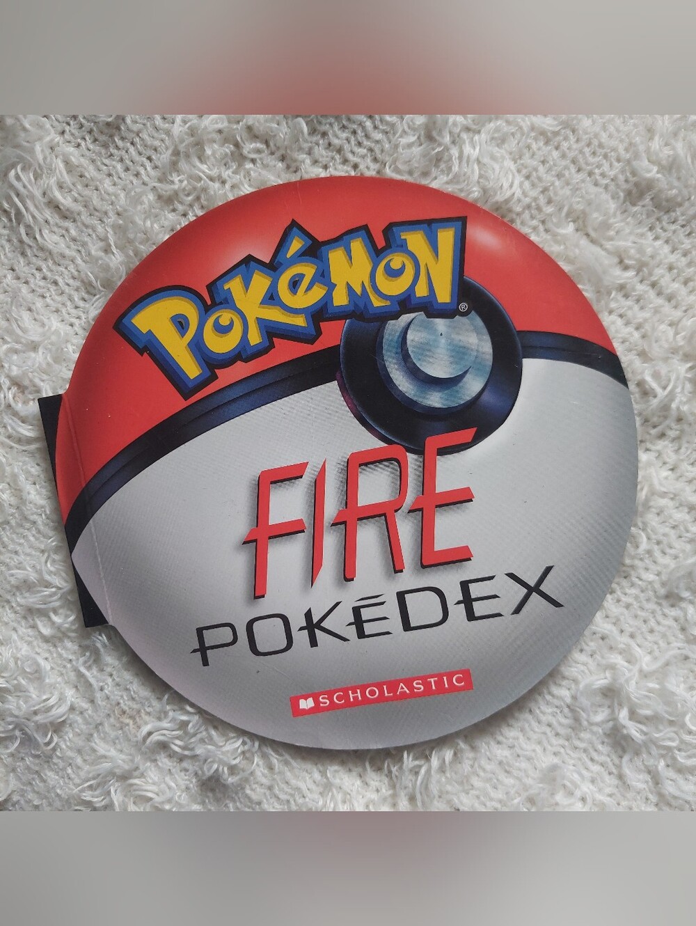 Pokémon Fire Pokédex Book by Scholastic - Red & White